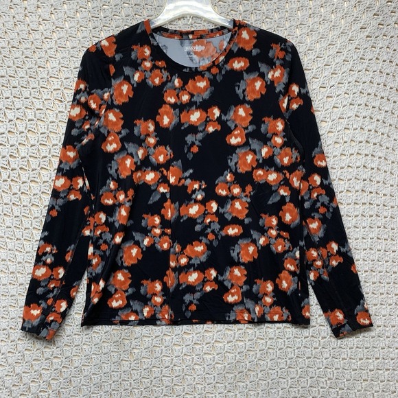 Duluth Trading Co Tops - Duluth Trading T-Shirt Women Sz XL Multicolor Floral Suit Up Swim Long Sleeve